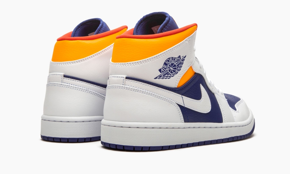Air Jordan 1 Mid Royal Blue Laser Orange 554724131 8 Air Jordan 1 Mid ‘Royal Blue / Laser Orange’ 554724-131