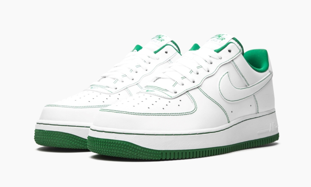 Air Force 1 Low 07 Contrast Stitch White Pine Green 7 Air Force 1 Low ’07 ‘Contrast Stitch – White / Pine Green’