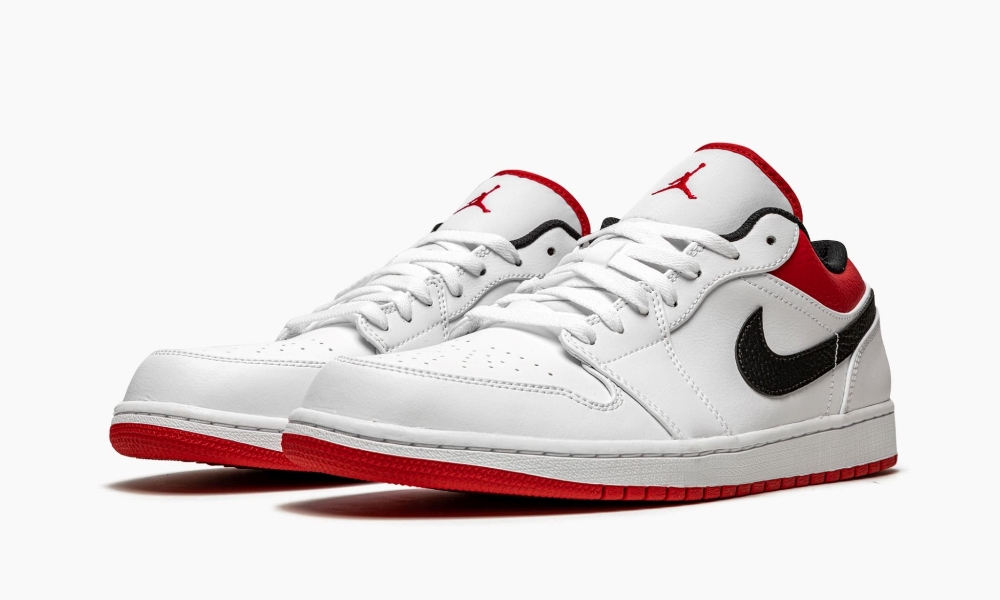 Air Jordan 1 Low White Gym Red 553560118 7 Air Jordan 1 Low White Gym Red 553560-118
