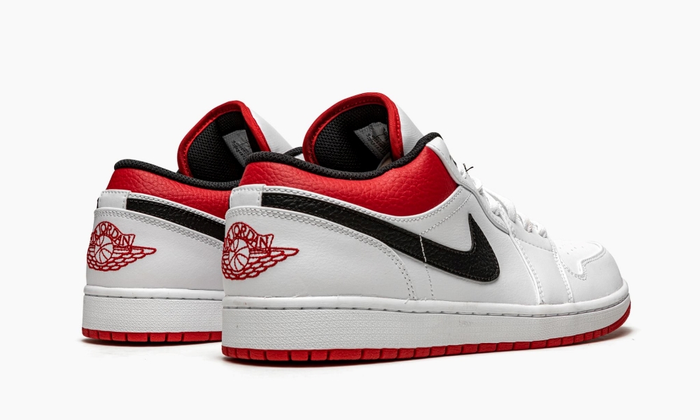 Air Jordan 1 Low White Gym Red 553560118 8 Air Jordan 1 Low White Gym Red 553560-118