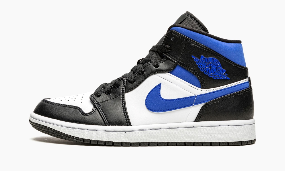 Air Jordan 1 Mid Racer Blue Black White 6 Air Jordan 1 Mid ‘Racer Blue / Black / White’