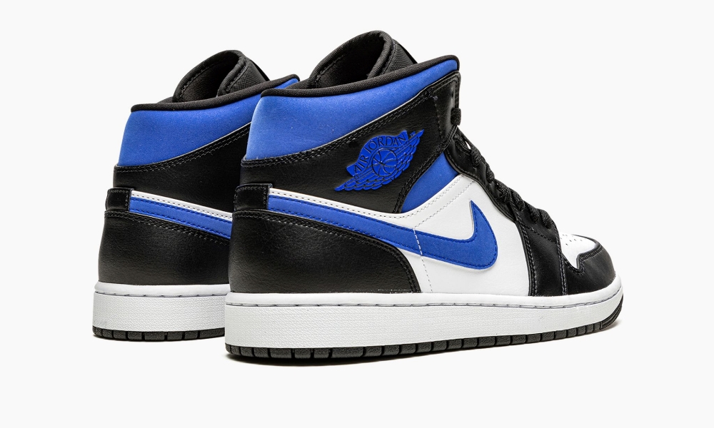 Air Jordan 1 Mid Racer Blue Black White 8 Air Jordan 1 Mid ‘Racer Blue / Black / White’