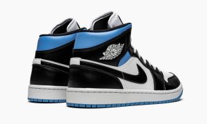 Wmns Air Jordan 1 Mid Black White University Blue fashionwaveus 1 4