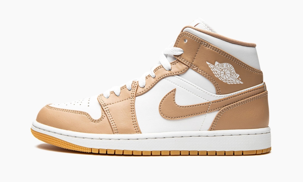 Air Jordan 1 Mid Tan Gum 6 Air Jordan 1 Mid ‘Tan / Gum’