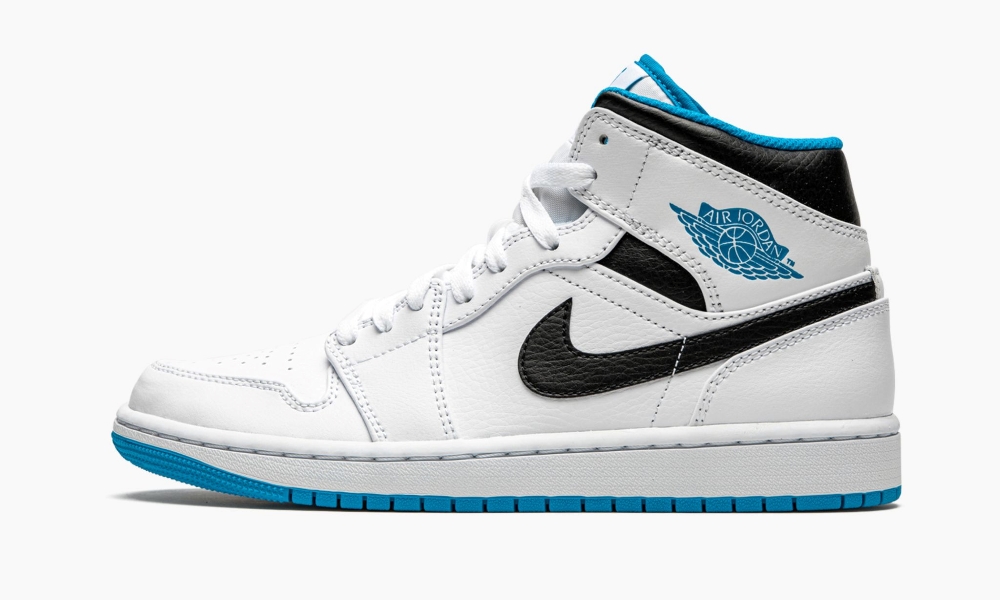 Air Jordan 1 Mid White Laser Blue 6 Air Jordan 1 Mid ‘White / Laser Blue’