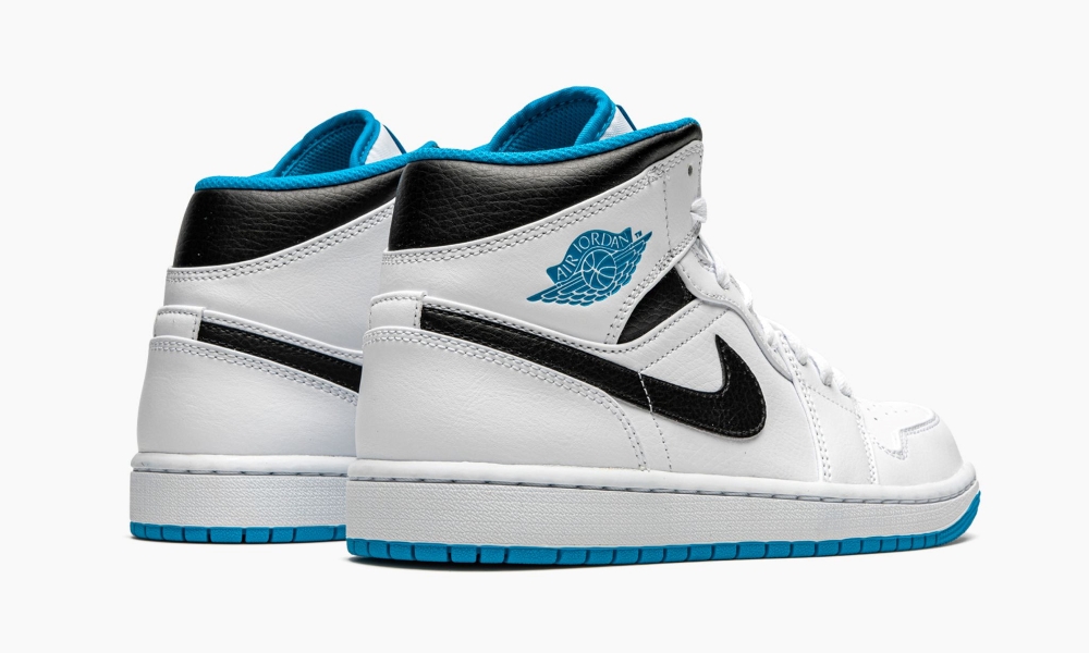 Air Jordan 1 Mid White Laser Blue 8 Air Jordan 1 Mid ‘White / Laser Blue’
