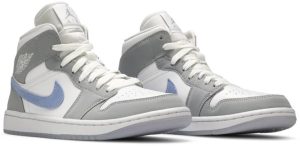 Wmns Air Jordan 1 Mid Wolf Grey Aluminum Bq6472105 fashionwaveus 1 2