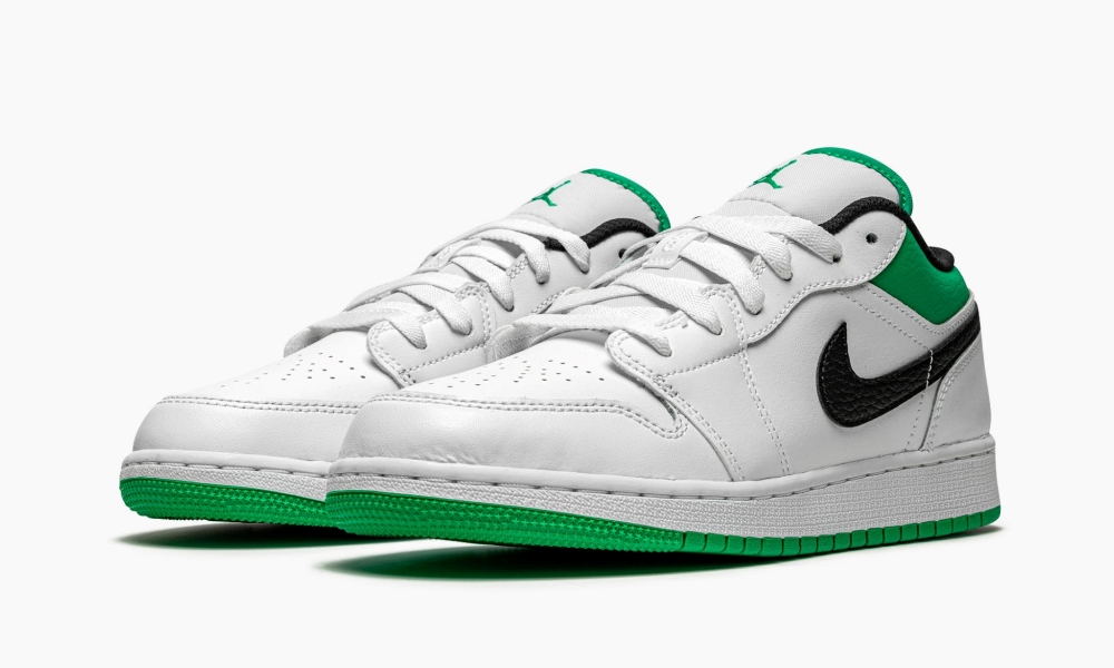 Air Jordan 1 Low Gs White Stadium Green 7 Air Jordan 1 Low GS ‘White / Stadium Green’