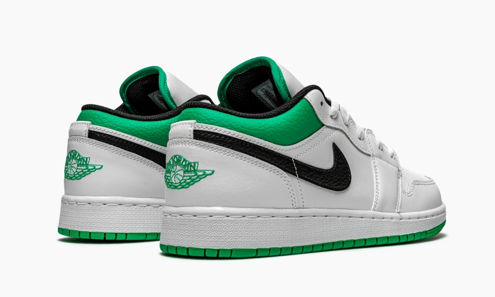 Air Jordan 1 Low Gs White Stadium Green 8 Air Jordan 1 Low GS ‘White / Stadium Green’