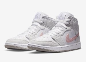 Wmns Air Jordan 1 Mid Se Light Iron Ore Dn4045001 fashionwaveus 1 1