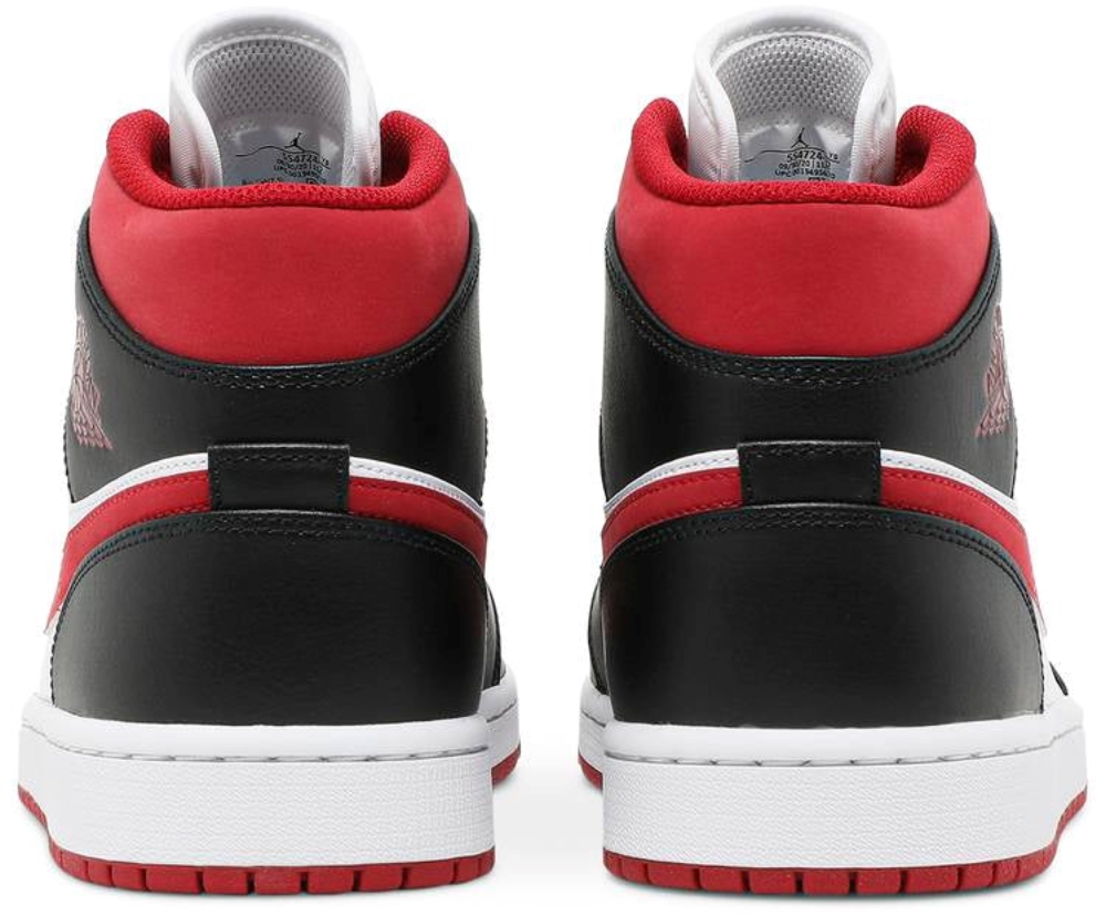 Air Jordan 1 Mid Black Gym Red 554724122 7 Air Jordan 1 Mid ‘Black Gym Red’ 554724-122