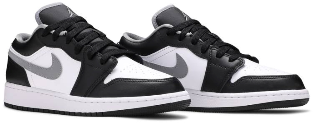 Air Jordan 1 Low Gs Black Medium Grey 553560040 6 Air Jordan 1 Low GS ‘Black Medium Grey’ 553560-040