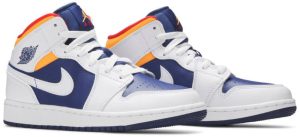 Air Jordan 1 Mid Gs White Deep Royal Blue 554725131 fashionwaveus 1 2