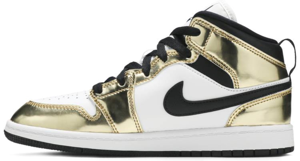 Air Jordan 1 Mid Se Ps Metallic Gold Dc1422700 5 Air Jordan 1 Mid SE PS ‘Metallic Gold’ DC1422-700