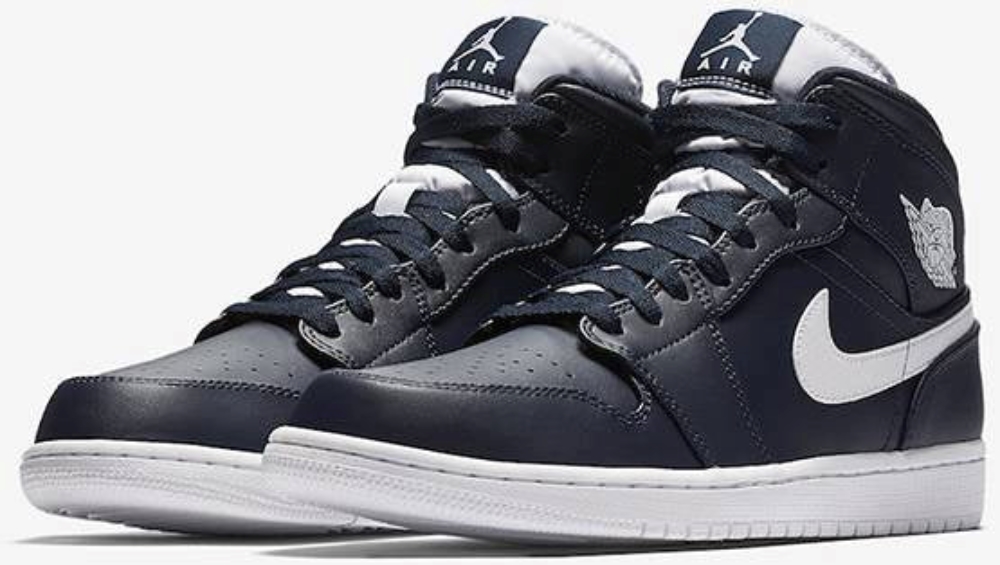 Air Jordan 1 Retro Mid Obsidian 554724402 7 Air Jordan 1 Retro Mid Obsidian’ 554724-402
