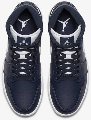 Air Jordan 1 Retro Mid Obsidian 554724402 fashionwaveus 1 3