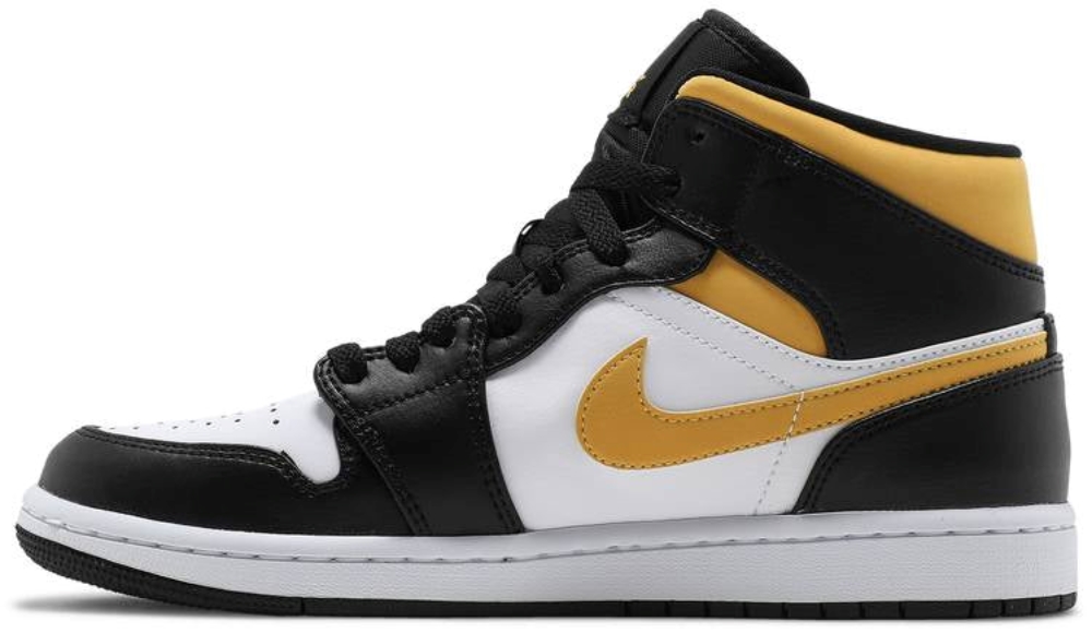 Air Jordan 1 Mid Black University Gold 554724177 5 Air Jordan 1 Mid Black University Gold’ 554724-177