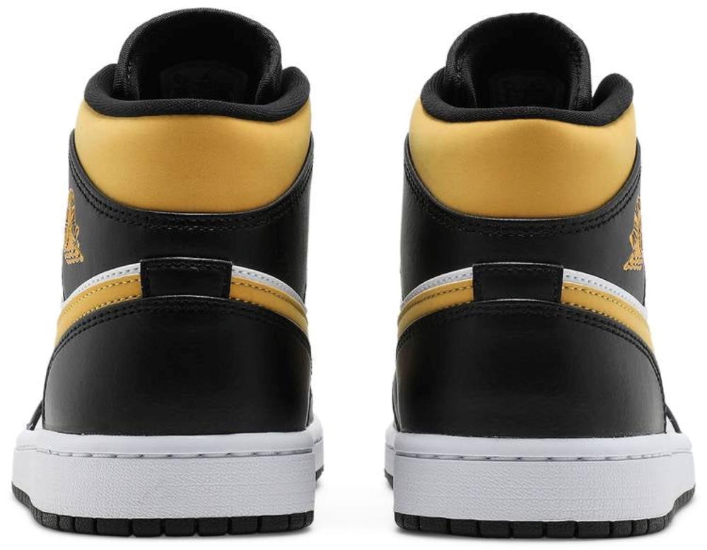 Air Jordan 1 Mid Black University Gold 554724177 7 Air Jordan 1 Mid Black University Gold’ 554724-177