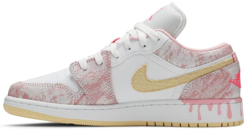 Air Jordan 1 Low Gs Strawberry Ice Cream Cw7104601 5 Air Jordan 1 Low GS Strawberry Ice Cream’ CW7104-601