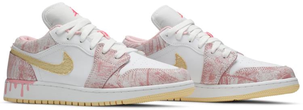 Air Jordan 1 Low Gs Strawberry Ice Cream Cw7104601 6 Air Jordan 1 Low GS Strawberry Ice Cream’ CW7104-601