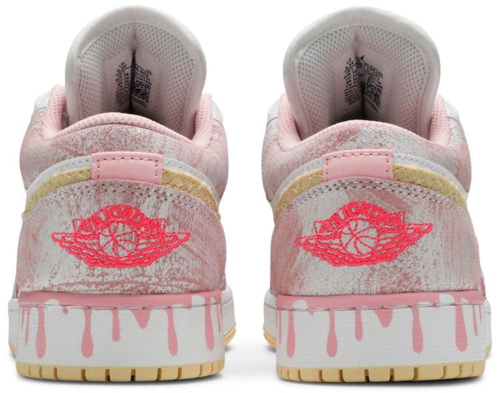 Air Jordan 1 Low Gs Strawberry Ice Cream Cw7104601 7 Air Jordan 1 Low GS Strawberry Ice Cream’ CW7104-601