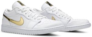 Wmns Air Jordan 1 Retro Low White Metallic Gold Cz4776100 fashionwaveus 1 9