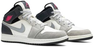 Air Jordan 1 Mid White Grey Hyper Pink 555112117 fashionwaveus 1 2