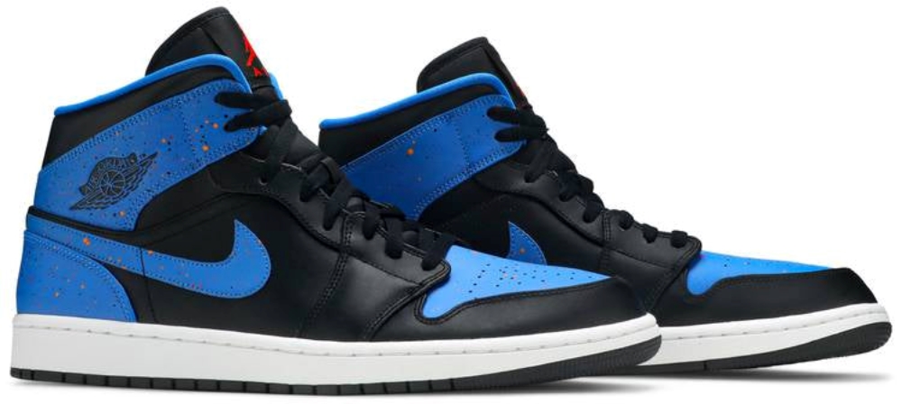Air Jordan 1 Mid Royal Splatter 554724048 6 Air Jordan 1 Mid Royal Splatter’ 554724-048