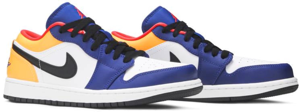 Air Jordan 1 Low White Deep Royal Blue 553558123 6 Air Jordan 1 Low White Deep Royal Blue’ 553558-123