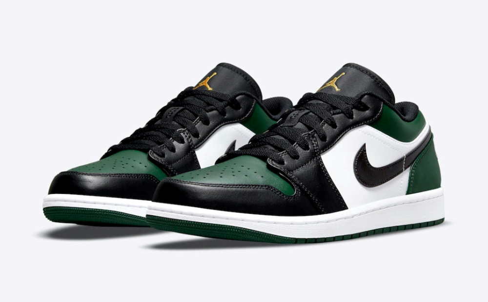 Air Jordan 1 Low Green Toe 553558371 9 Air Jordan 1 Low Green Toe’ 553558-371