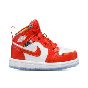 Air Jordan 1 Mid Barcelona Sweater Red Patent Td Dc7250600 fashionwaveus 1 1