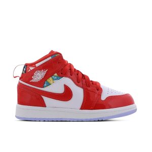 Air Jordan 1 Mid Barcelona Sweater Red Patent Ps Dc7249600 fashionwaveus 1 1