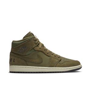 Air Jordan 1 Mid Olive Canvas 2018 Bq6579300 fashionwaveus 1 1