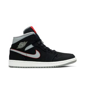 Air Jordan 1 Mid Black Grey Red 554724060 fashionwaveus 1 1