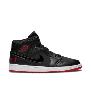 Air Jordan 1 Mid Black University Red Bq6578001 fashionwaveus 1 1