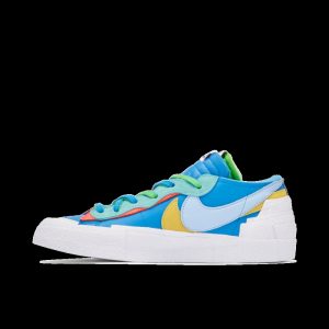 Kaws X Sacai X Nike Blazer Low Blue Multi Dm7901400 fashionwaveus 1 1