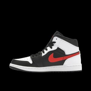 Air Jordan 1 Mid Black Chile Red White 554724075 fashionwaveus 1 1