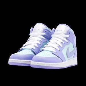 Air Jordan 1 Mid Gs Purple Aqua 554725500 fashionwaveus 1 3