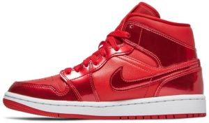 Wmns Air Jordan 1 Mid Se University Red Pomegranate Dh5894600 fashionwaveus 1 1