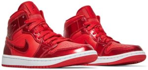 Wmns Air Jordan 1 Mid Se University Red Pomegranate Dh5894600 fashionwaveus 1 2