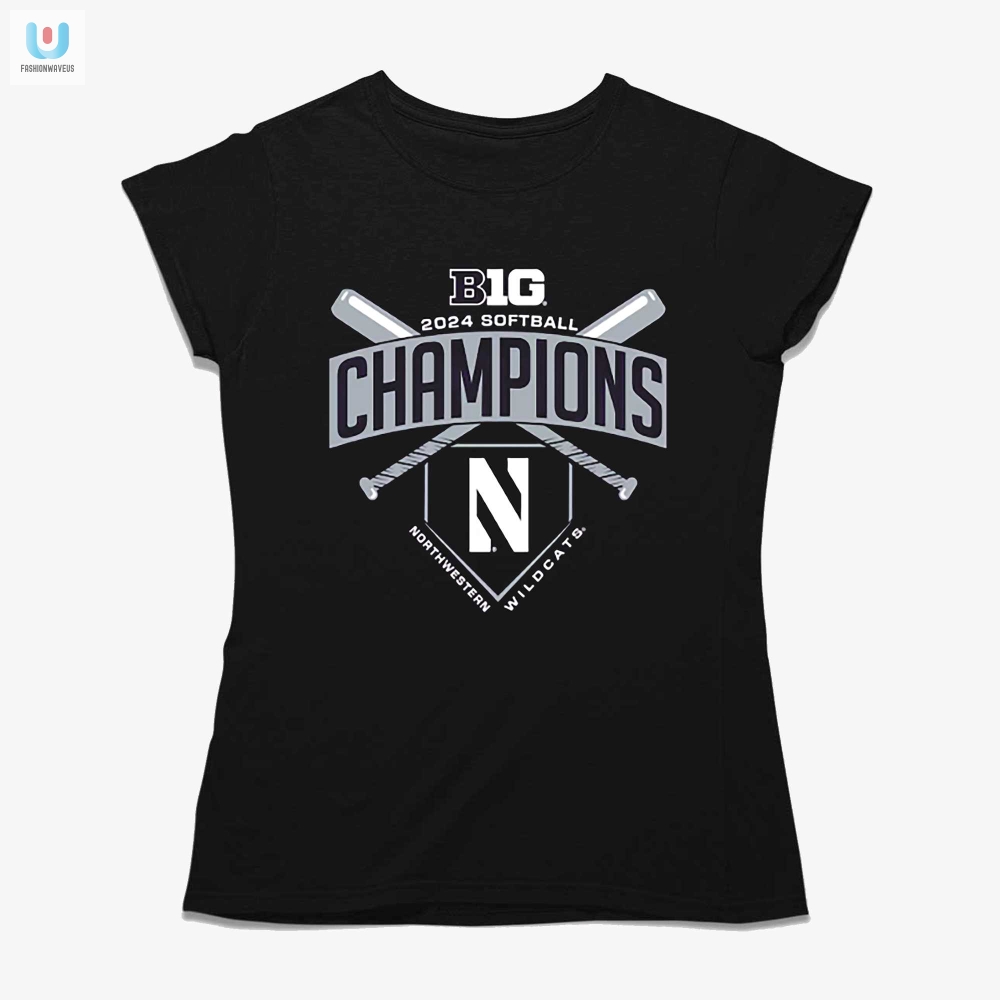 Strike A Home Run With The Northwestern Wildcats 2024 Champs Tee