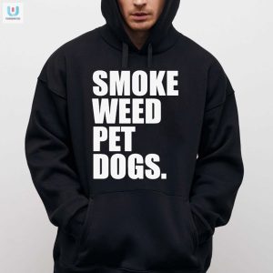 High Dogs Club Tee Weedprinted Pet Apparel fashionwaveus 1 2