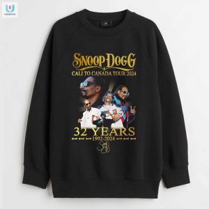 Snoop Dogg Cali To Canada Tour 2024 Tee 32 Years Of Memories fashionwaveus 1 3