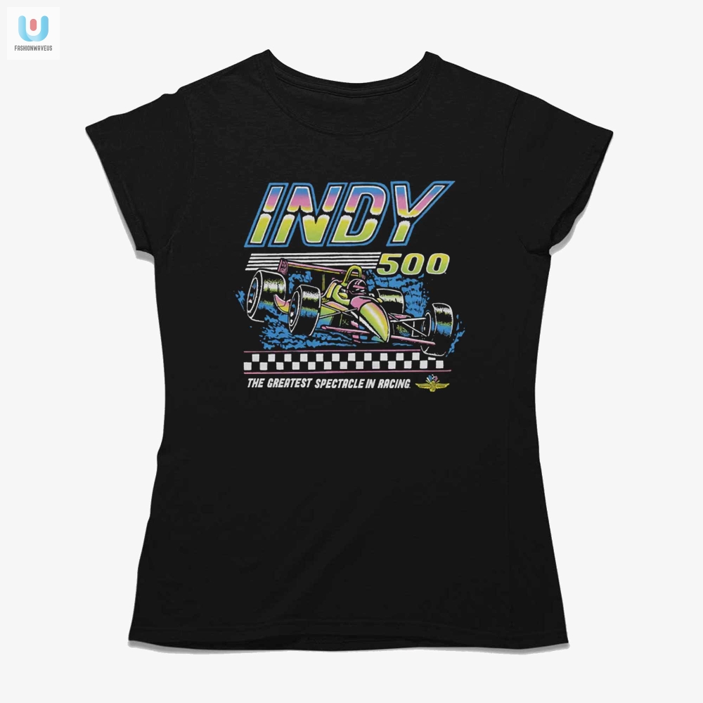 Rev Up Your Wardrobe Indy 500 Neon Shirt