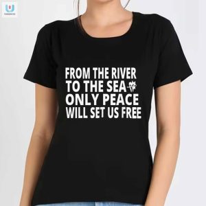 Ahmed Fouad Alkhatib Tee From River To Sea Peace Sets Us Free fashionwaveus 1 1