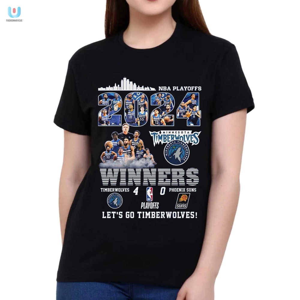 Victory Dance Timberwolves Sweep Suns 40 Shirt
