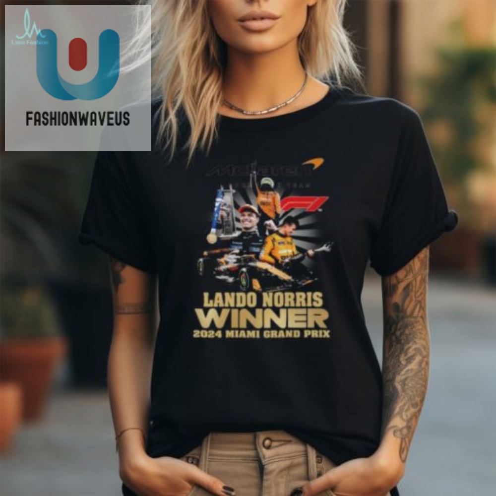 Get Ready To Race In Style With Lando Norris Winner 2024 Tee