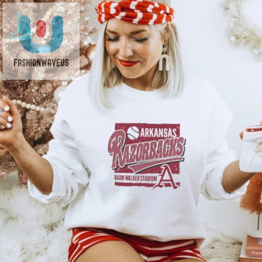Swing For The Fences With This Razorbacks Baseball Tee