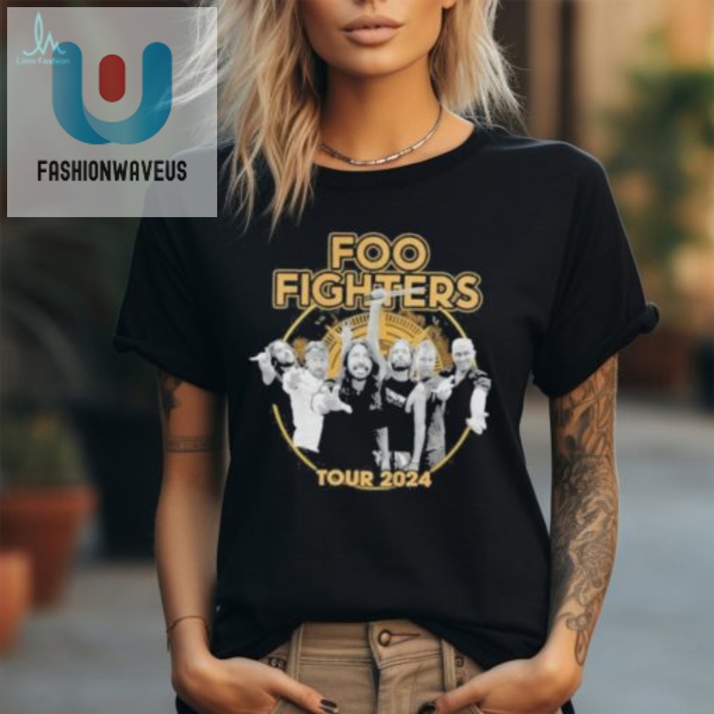 Funny  Funky Foo Fighters 2024 Tour Tee Ft. Special Guests