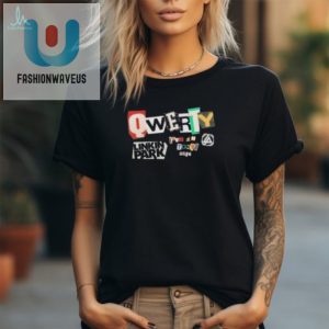 Get A Chuckle With Our Qwerty Ransom Note Shirt fashionwaveus 1 1